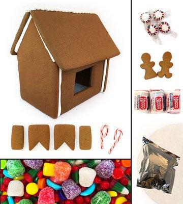 Our most popular house: Traditional Gingerbread House Kit