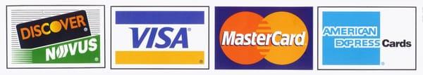 ECUA accepts all major credit cards