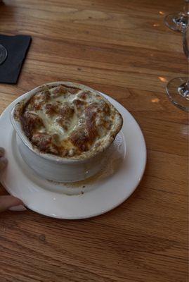 French onion soup.