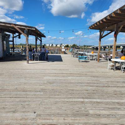 Dock and seating area