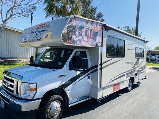 My RV with mural