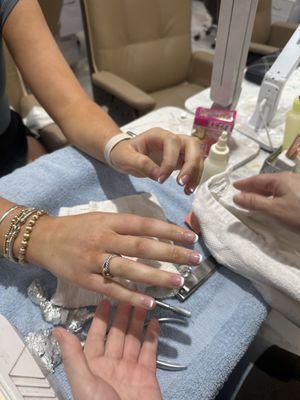 French gel manicure