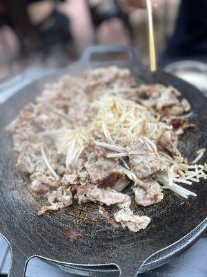 Beef Belly with Mung Bean Sprouts!