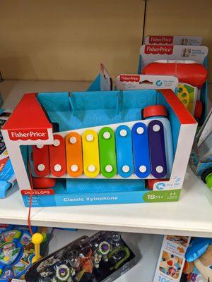 Colourful xylophone