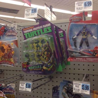 I didn't realize they sold ninja turtle toys.