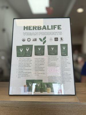 Vegan Products from Herbalife!