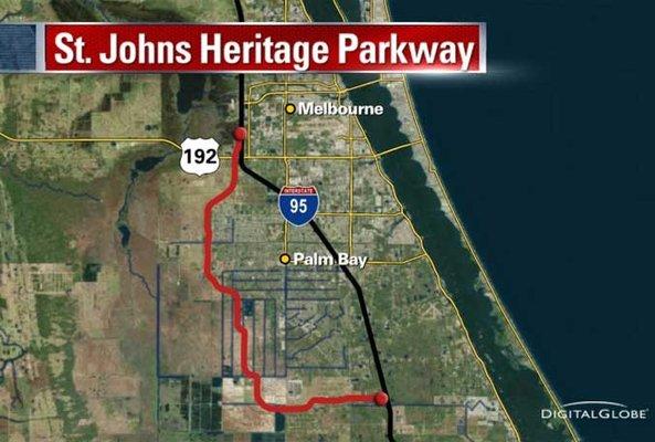 The expansion of Saint John's PKWY (Beltway) from 166 interchange to International irport