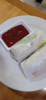 Vietnamese Rolls with ketchup