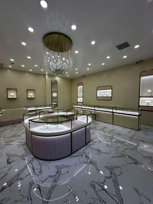 Interior sales floor