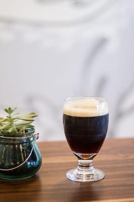 nitrogen infused single origin cold brew coffee