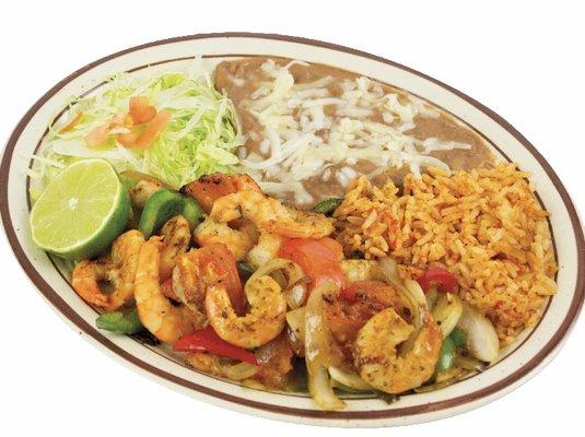 Shrimp Fajitas Dinner