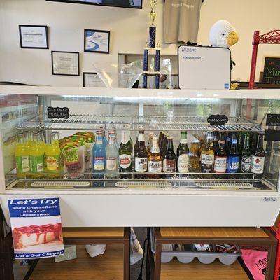 Bottled beer selection