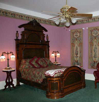 Carriage House Room: Bed & Breakfast guest suite on the grounds of Falcon Rest Mansion.