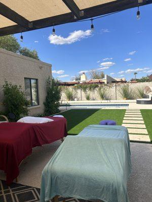 Couples Massage in Old Town Scottsdale.