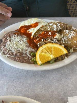 Chili Verde  Chilaquiles  yum!