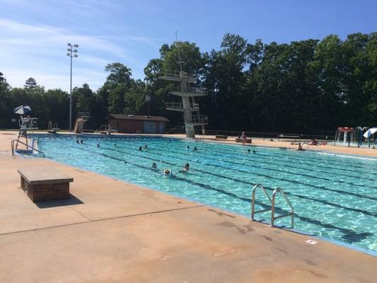 Winston-Salem's biggest public pool.