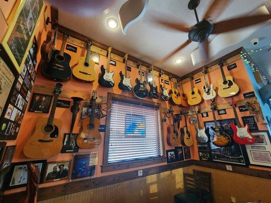 Cool collection of guitars