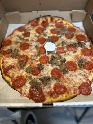 Build your own pizza - Sausage and Pepperoni