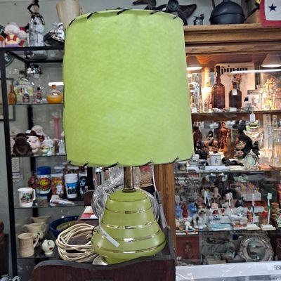 Vintage green lamp