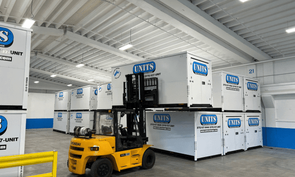 Our containers can be stored off-site in our climate controlled warehouse.