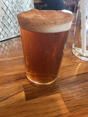 5os pumpkin ale with sugar rim