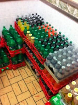 lots of sodas