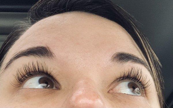 Full set of Mink Eyelash Extensions