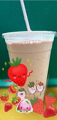 Strawberry milkshake :)