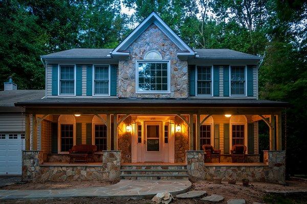 Stone Front Home & Patio