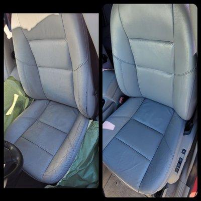 (Before & After) Leather Repair & Reconditioning on a 2010 Volvo V70