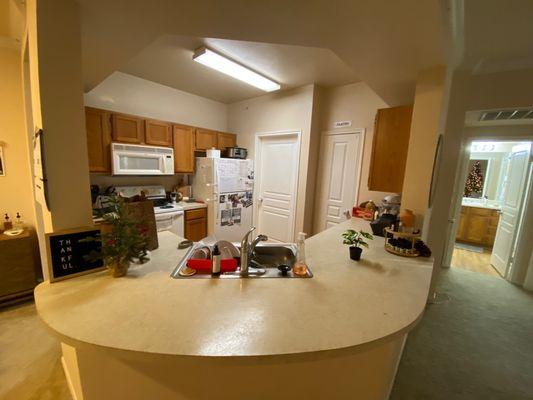 Kitchen! Love the open concept