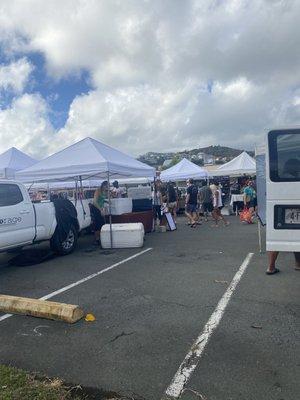 Located at the Kailua Farmers Market currently 8-12 on Sundays