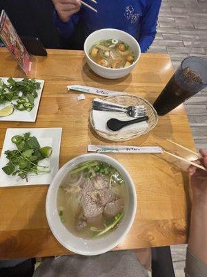 Build Your Own Bowl -- One Item & P5. Seafood Pho (Pho Do Bien)