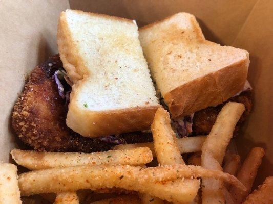 Pork Tonkatsu Sando w/ Togarahi Fries