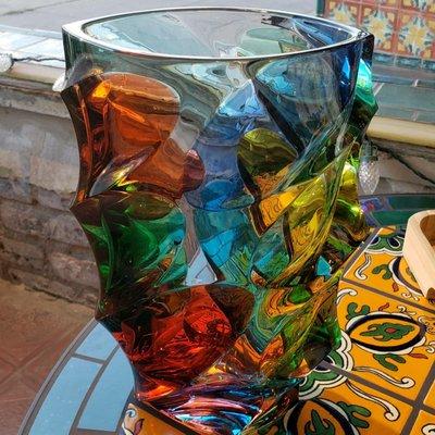 Amazing crystal vase from Italy. There's high and low end