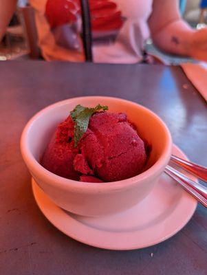 Delicious sorbet