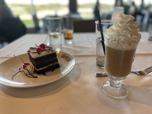 Chocolate Black Forrest Cake and Chocolate Mint Coffee