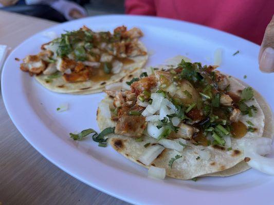 Chicken Tacos with Homemade Tortillas