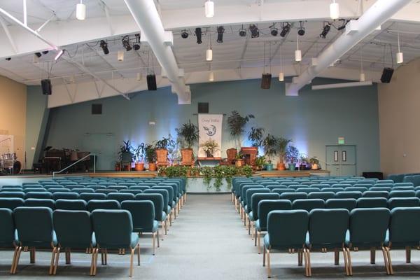 Our Sanctuary-Great for large events and our own services.