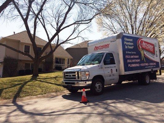 Anthony PHC Plumbing Heating Cooling Service Truck