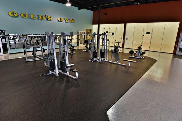 Weight Room Floor and Racquetball