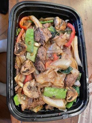 Drunken Noodles with beef