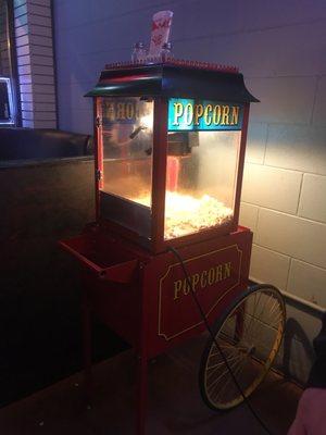 Free popcorn