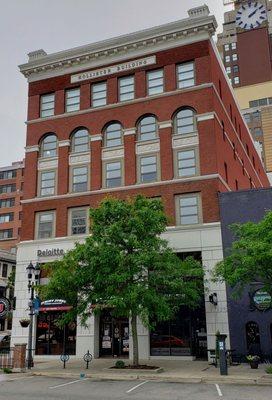 View of Hollister Building in Downtown Lansing