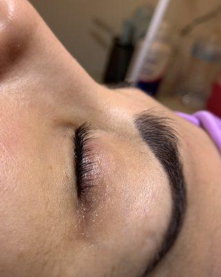 Lash lift After pic