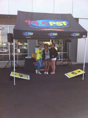 The 94.5 WPST Street Team at Haldeman Subaru's Puppy Love Event!