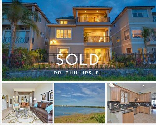 SOLD by Janet Scott - Dr. Phillips, Florida. Professional Photography used and soft staging by Janet