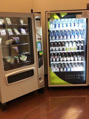 Vending machines in the lobby