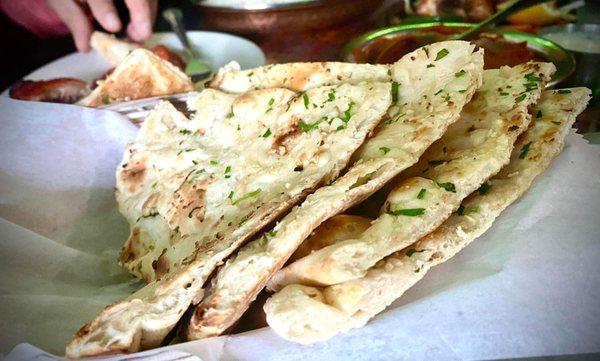 Garlic naan