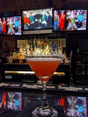 Raspberry lemondrop Martini